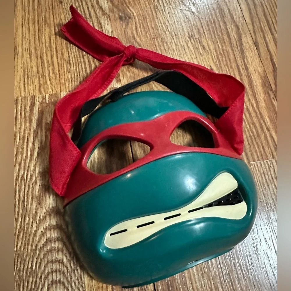 Vtg Teenage Mutant Ninja Turtles Mask Halloween Michelangelo 2013